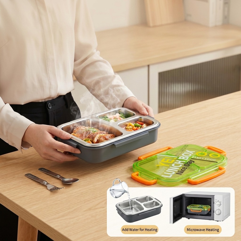 Boîte à lunch bento en acier i - Food Storage Prep Containers avis et prix