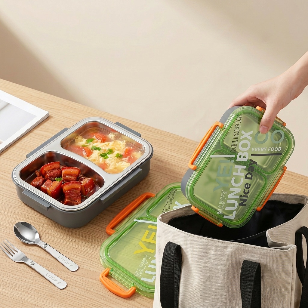 Boîte à lunch bento en acier i - Food Storage Prep Containers avis et prix