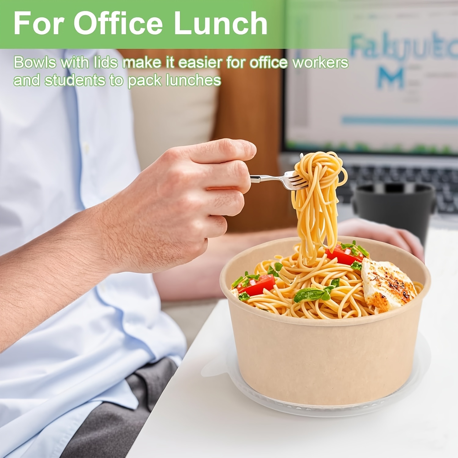 Bols en papier avec couvercles - Food Storage Lunch Box avis et prix