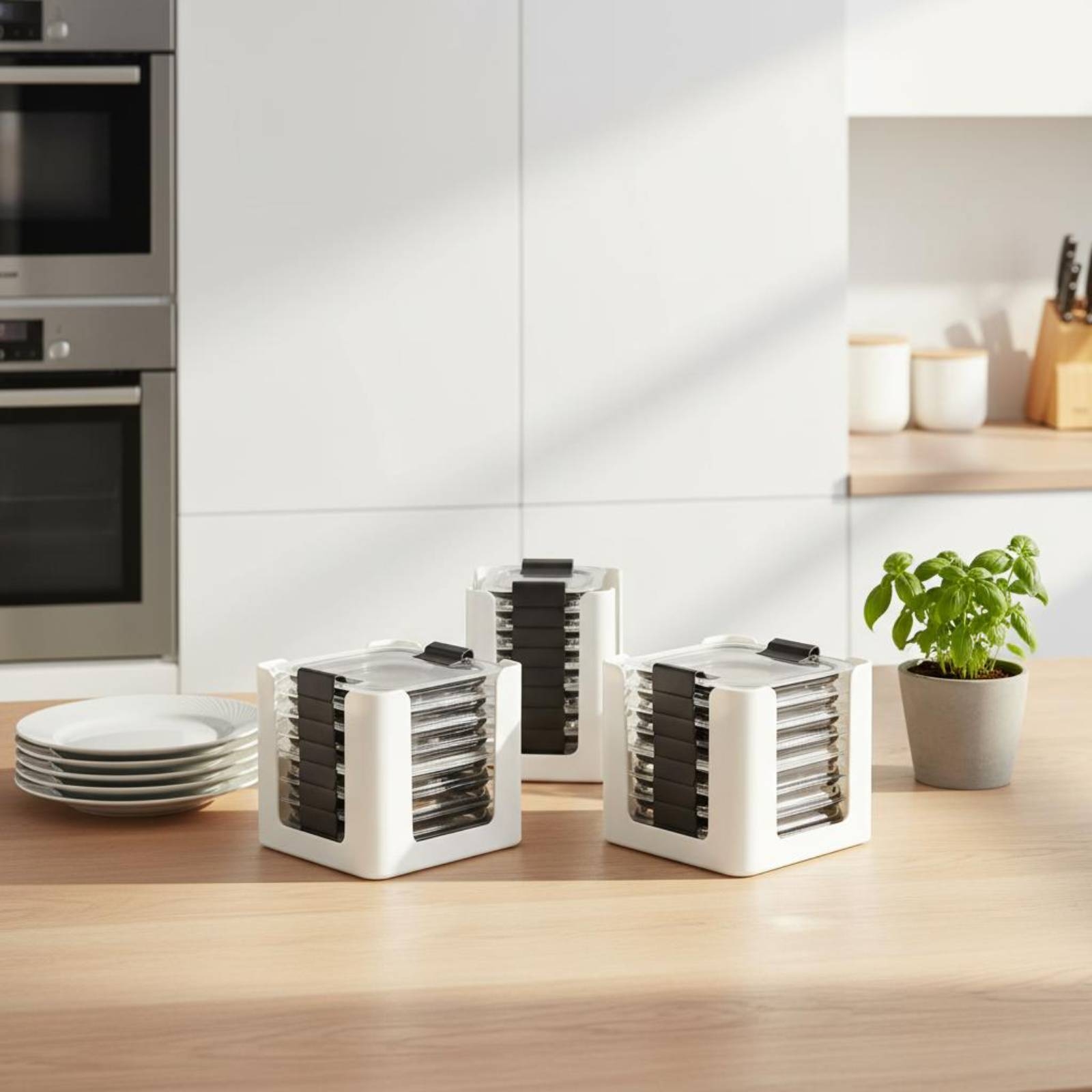 Lot de 3 supports de rangement - Food Storage Rack avis et prix