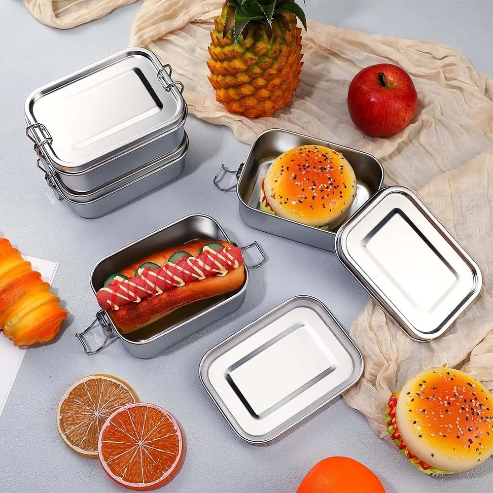 Boîte à Bento en acier inoxyda - Food Storage With Lock avis et prix